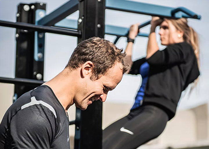 People Exercising Outside People Exercising Outside