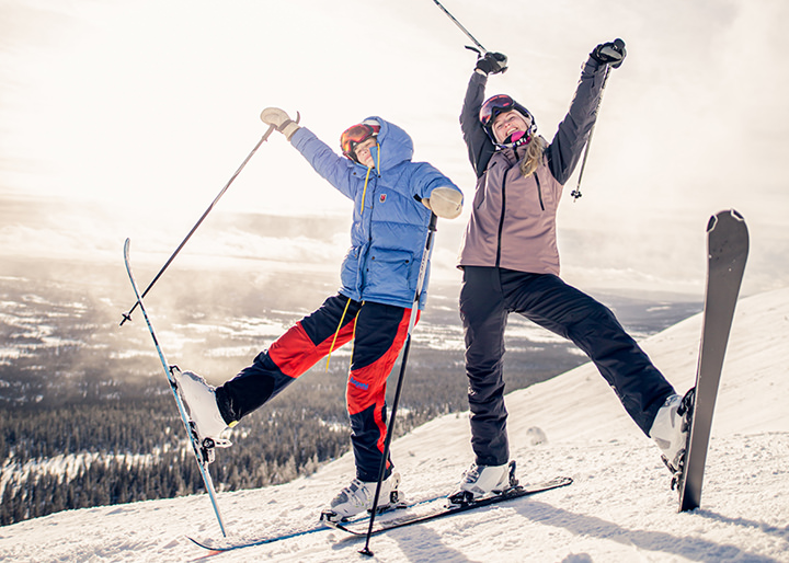 People Skiing in Snow 1 People Skiing in Snow 1